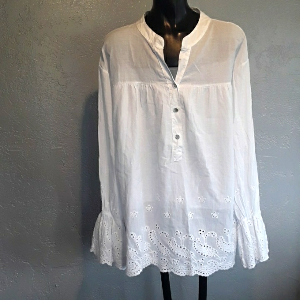 Long sleeve cotton ball size large made in Italy